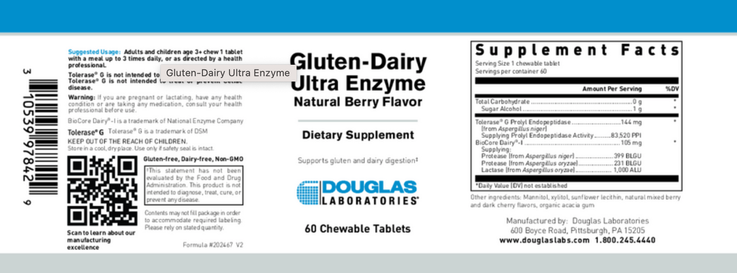 Gluten-Dairy Ultra Enzyme